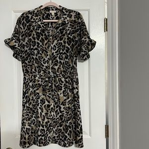 Leopard print dress